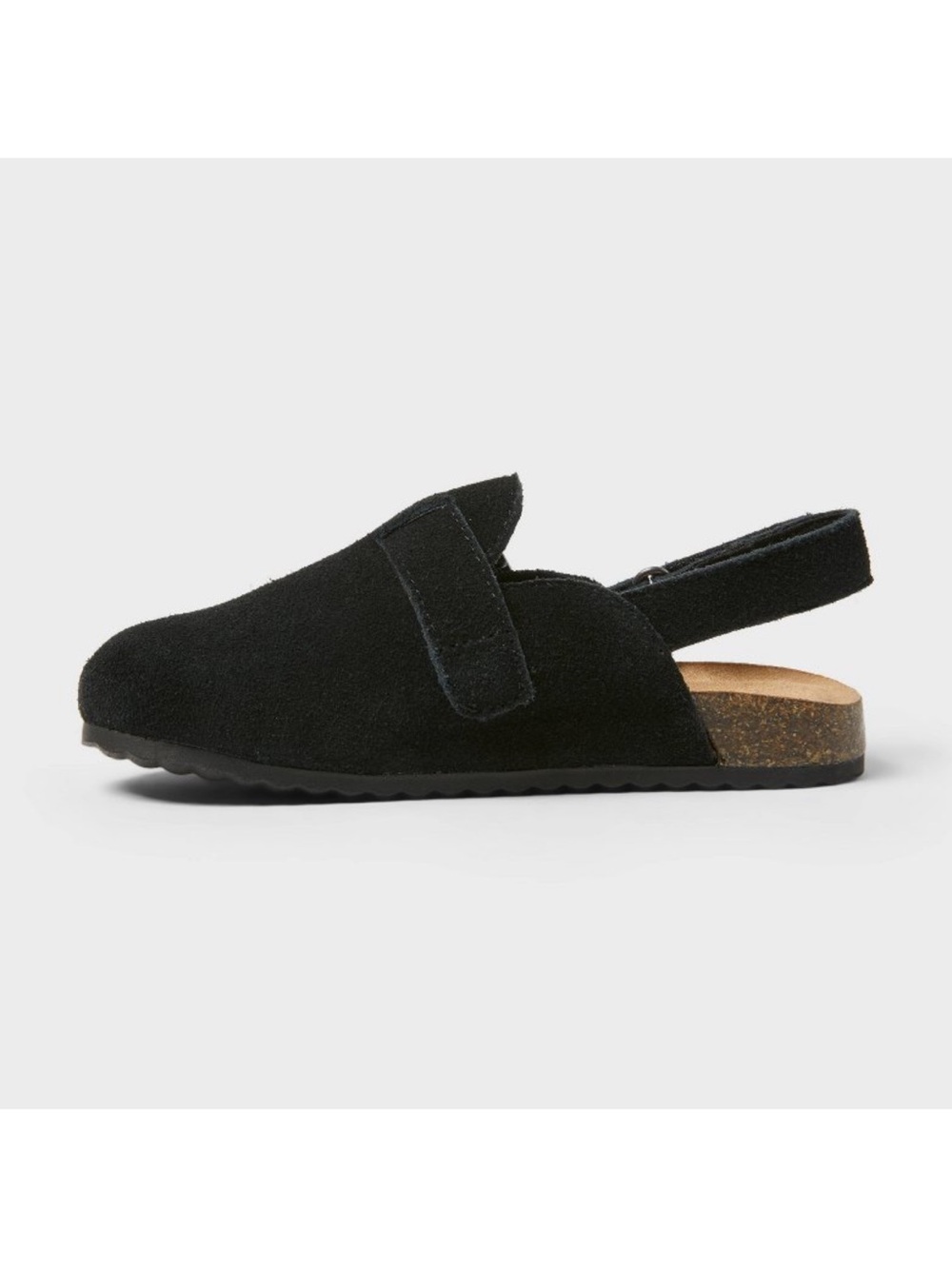 ✨Cat & Jack Black Suede Slingback Sandal Clog for Kids
